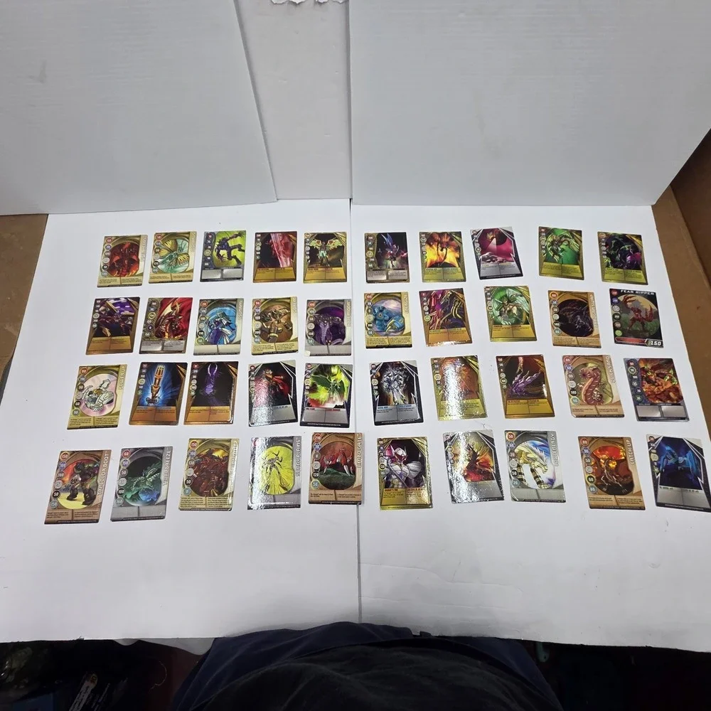 Bakugan Battle Brawlers Card Lot Binder Gate Ability Cards Holo Sub Terra...